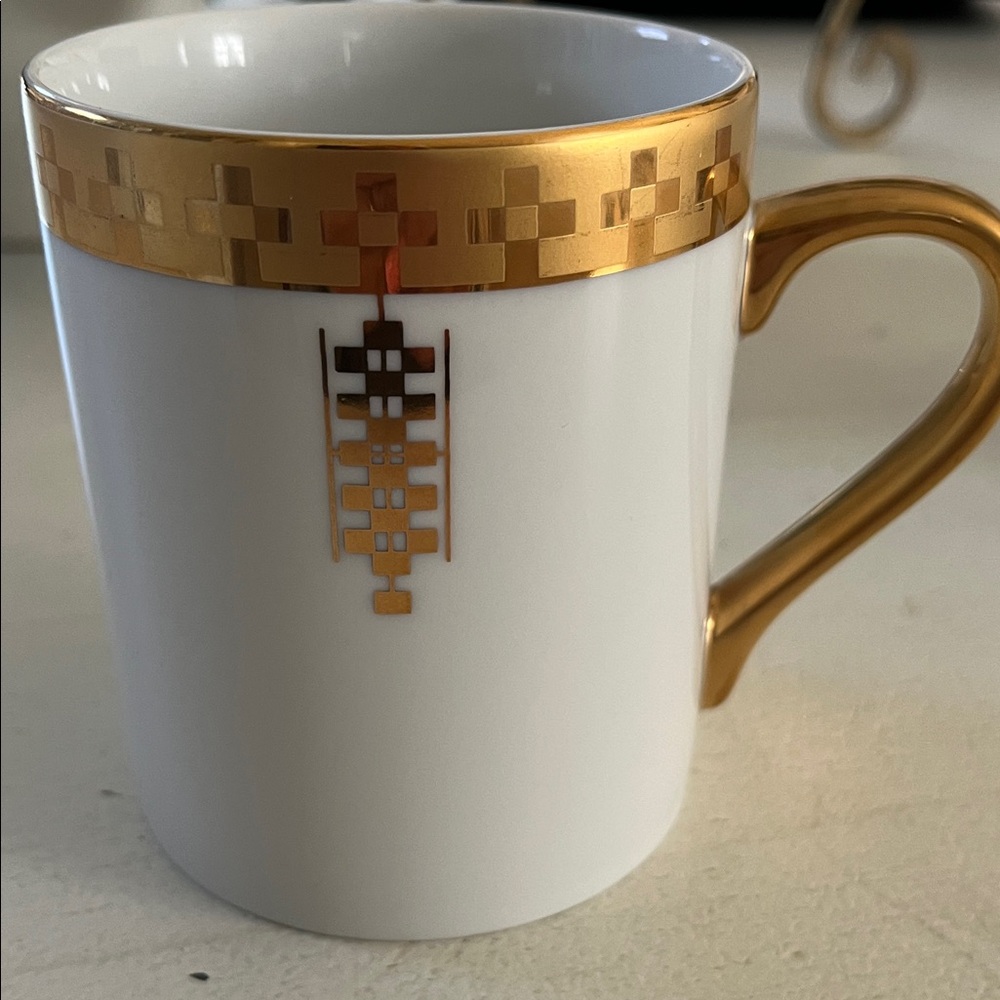 Imperial for Tiffany & Co. white and gold mug